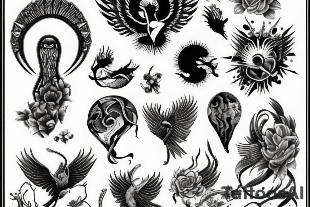 phoenix tattoo idea