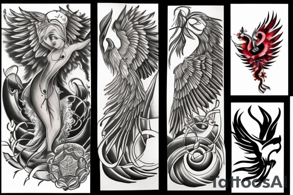 phoenix tattoo idea