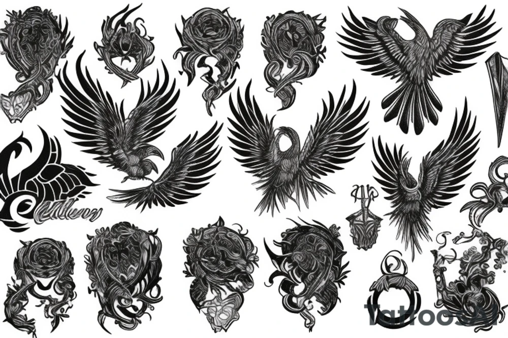 phoenix tattoo idea