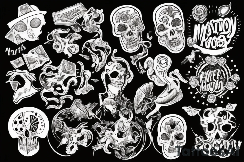 Mystery with motivation tattoo idea