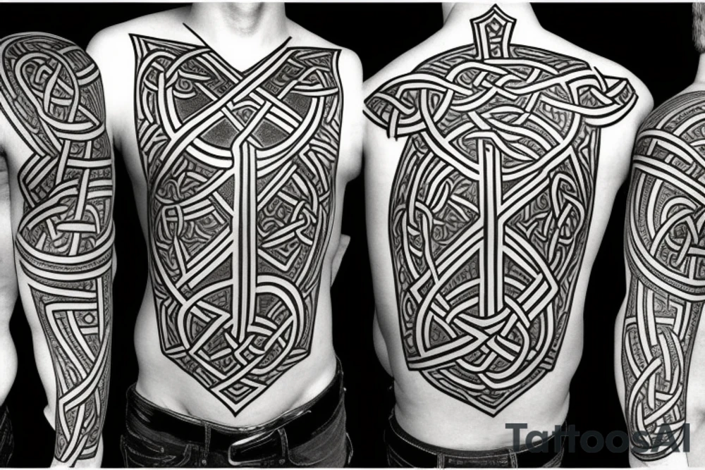 Celtic cross tattoo idea