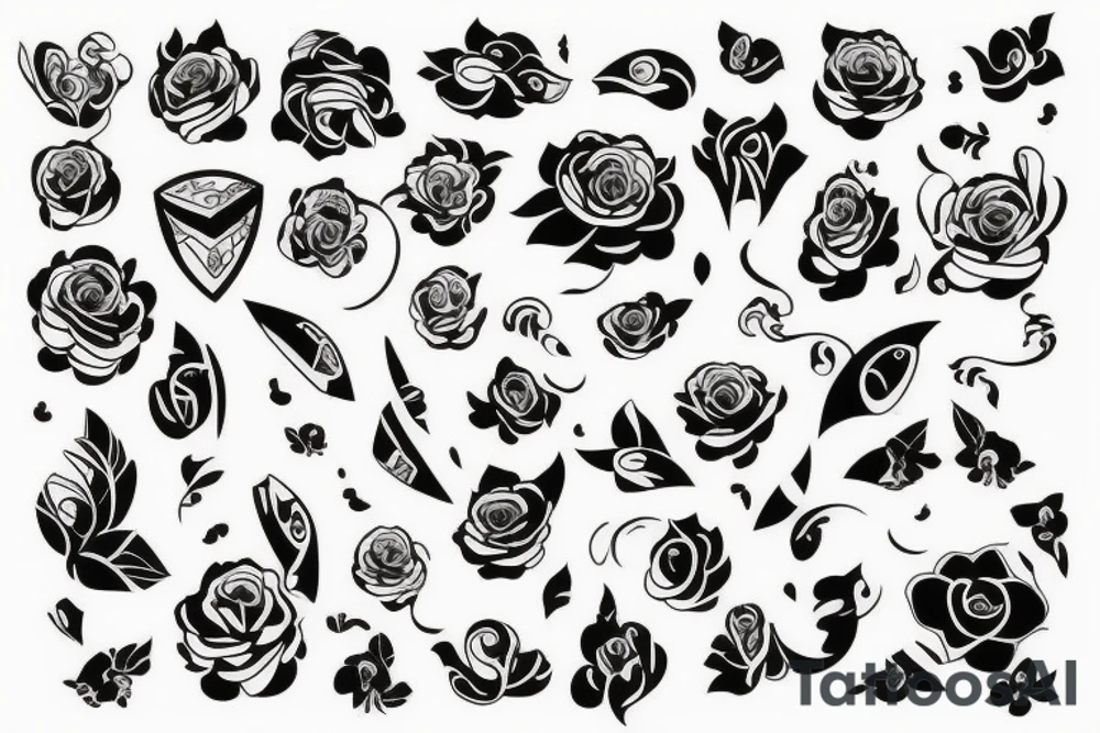 кириллица tattoo idea