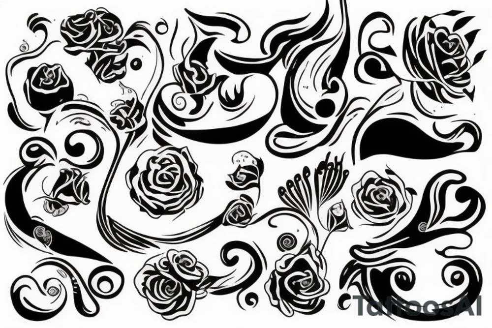 кириллица tattoo idea