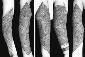 geometry forearm tattoo idea
