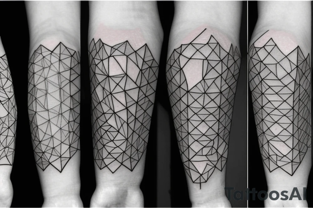 geometry forearm tattoo idea