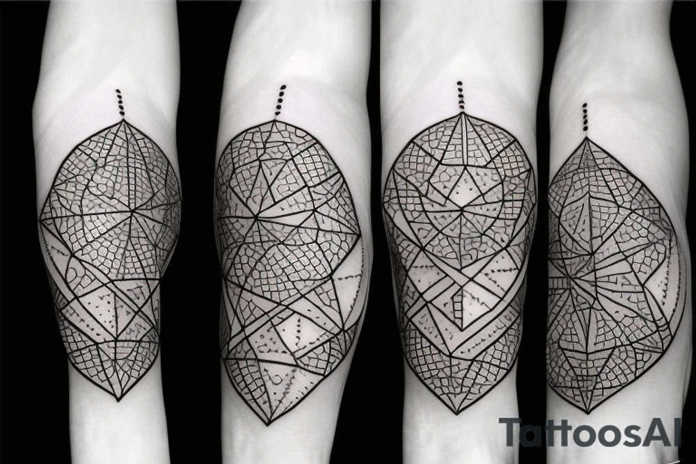 geometry forearm tattoo idea