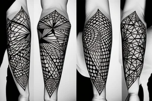 geometry forearm tattoo idea