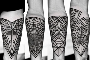 geometry forearm tattoo idea