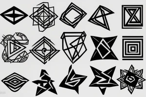 geometry tattoo idea