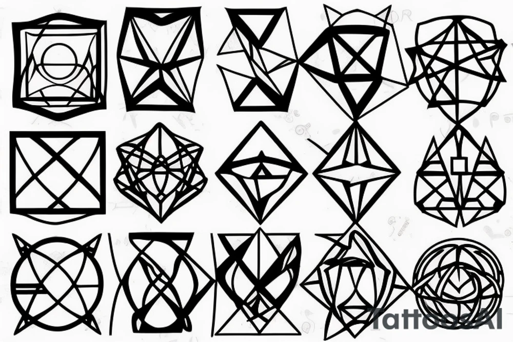 geometry tattoo idea
