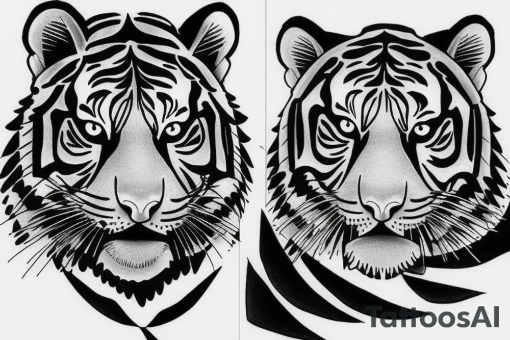 Tiger tattoo idea