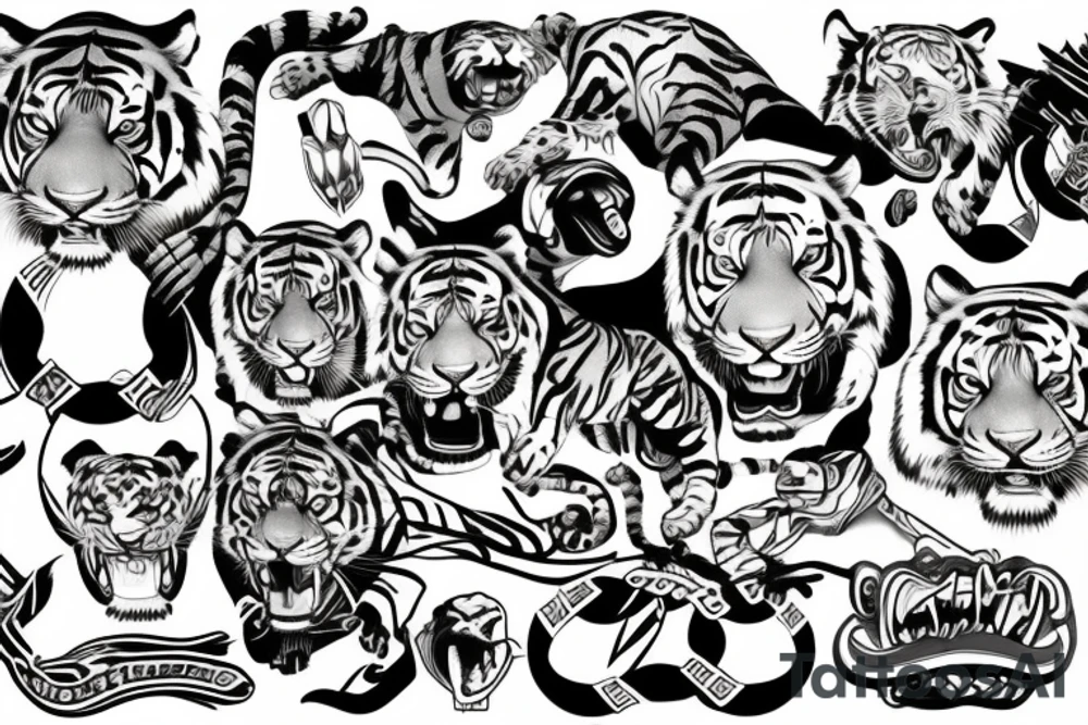 Tiger tattoo idea