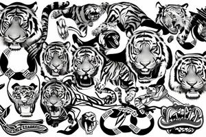 Tiger tattoo idea