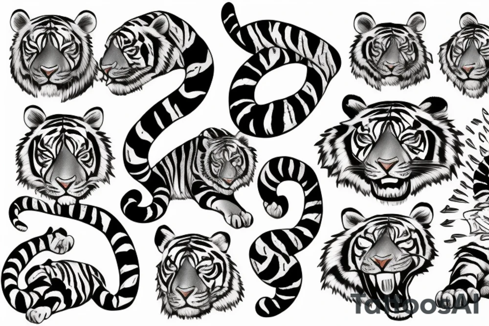 Tiger tattoo idea