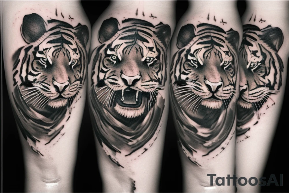 Tiger tattoo idea
