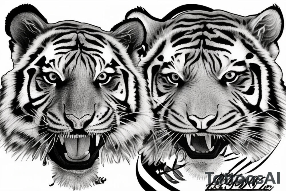 Tiger tattoo idea