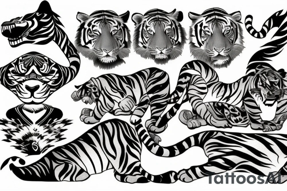 Tiger tattoo idea