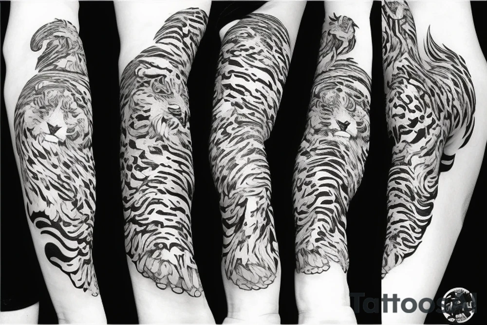 Tiger tattoo idea