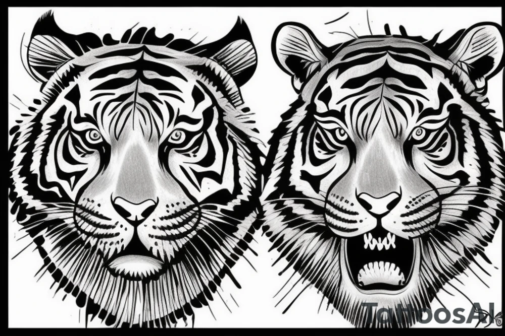 Tiger tattoo idea