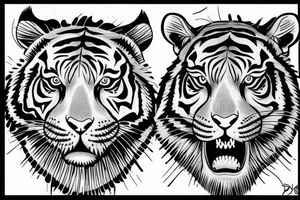 Tiger tattoo idea