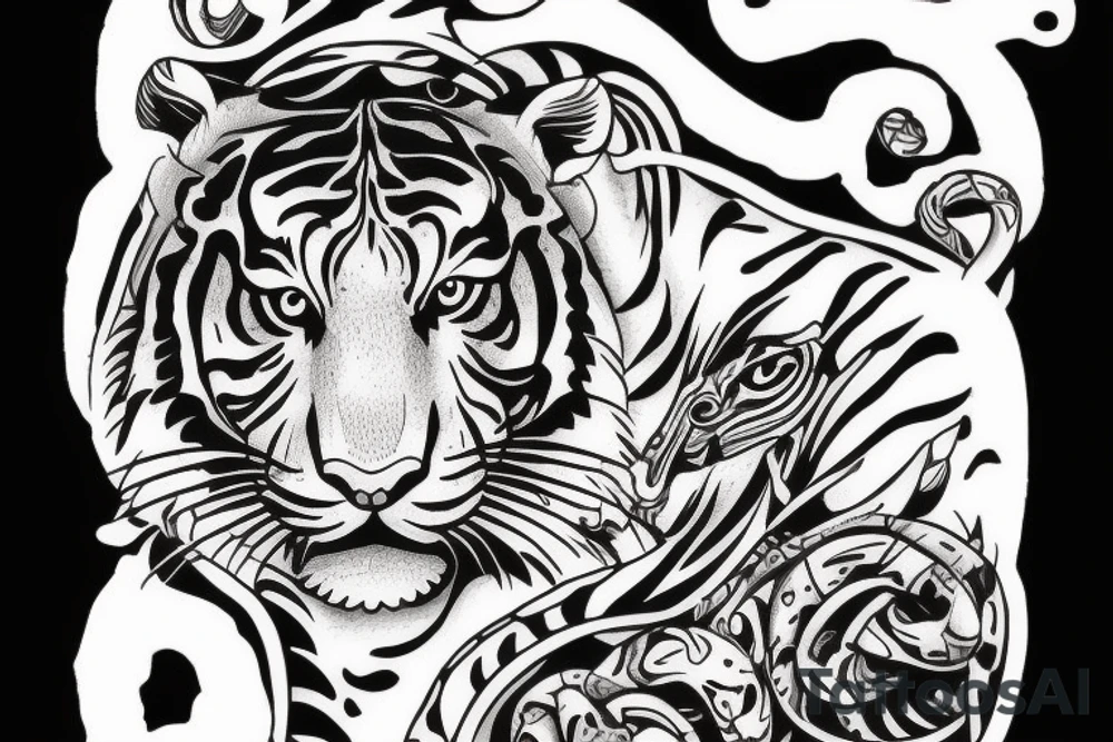 Tiger tattoo idea