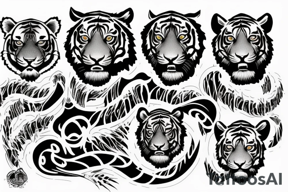 Tiger tattoo idea