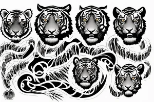 Tiger tattoo idea