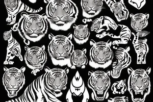Attacking Tiger tattoo idea
