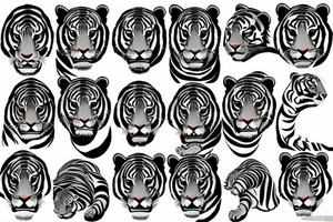 Chinese tiger tattoo idea