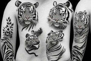 Chinese tiger tattoo idea