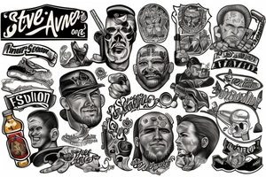 stone cold Steve Austin tattoo idea