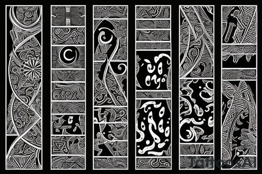 Sanskrit script tattoo idea