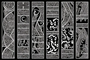Sanskrit script tattoo idea