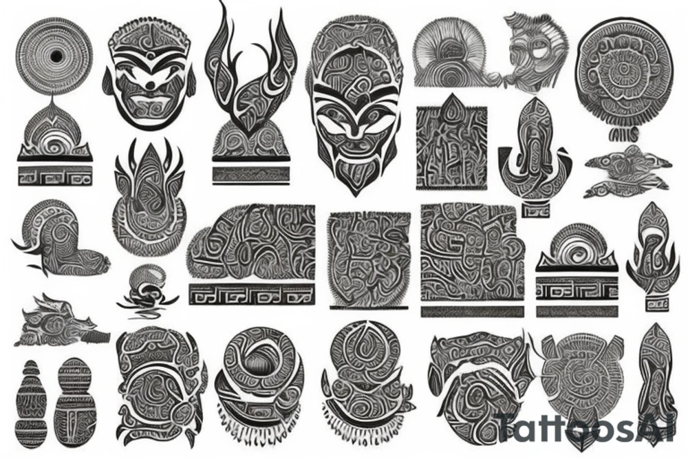 Sanskrit script tattoo idea