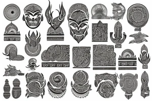 Sanskrit script tattoo idea
