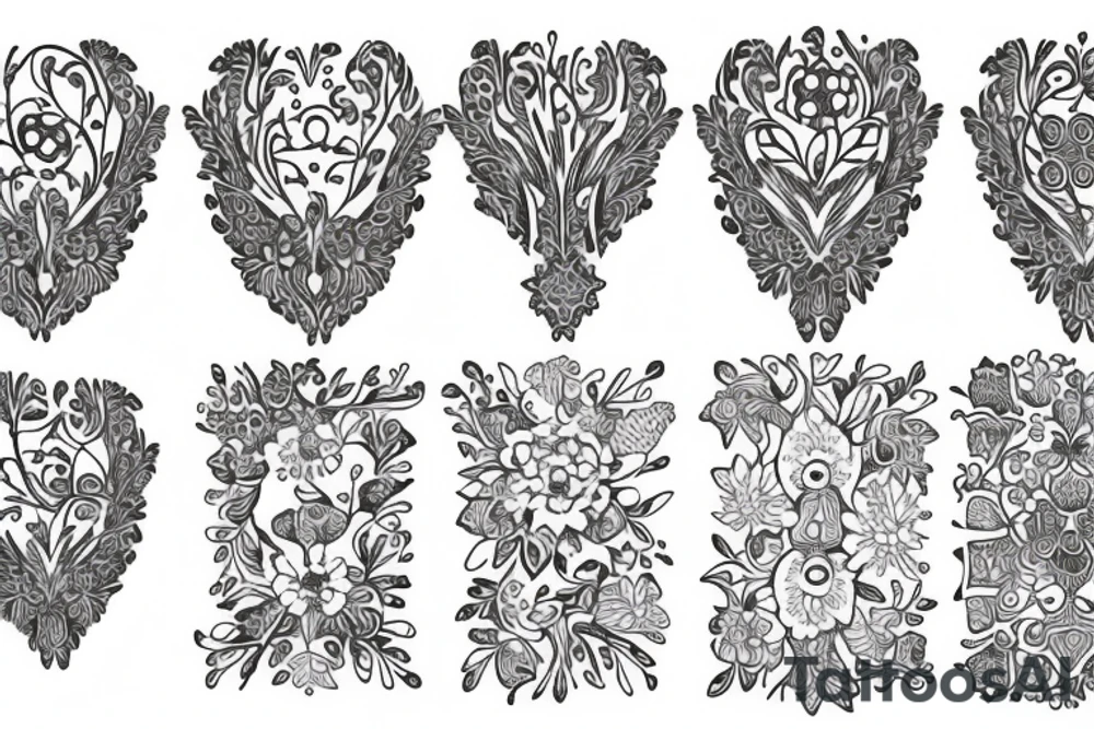 sternum tattoo tattoo idea