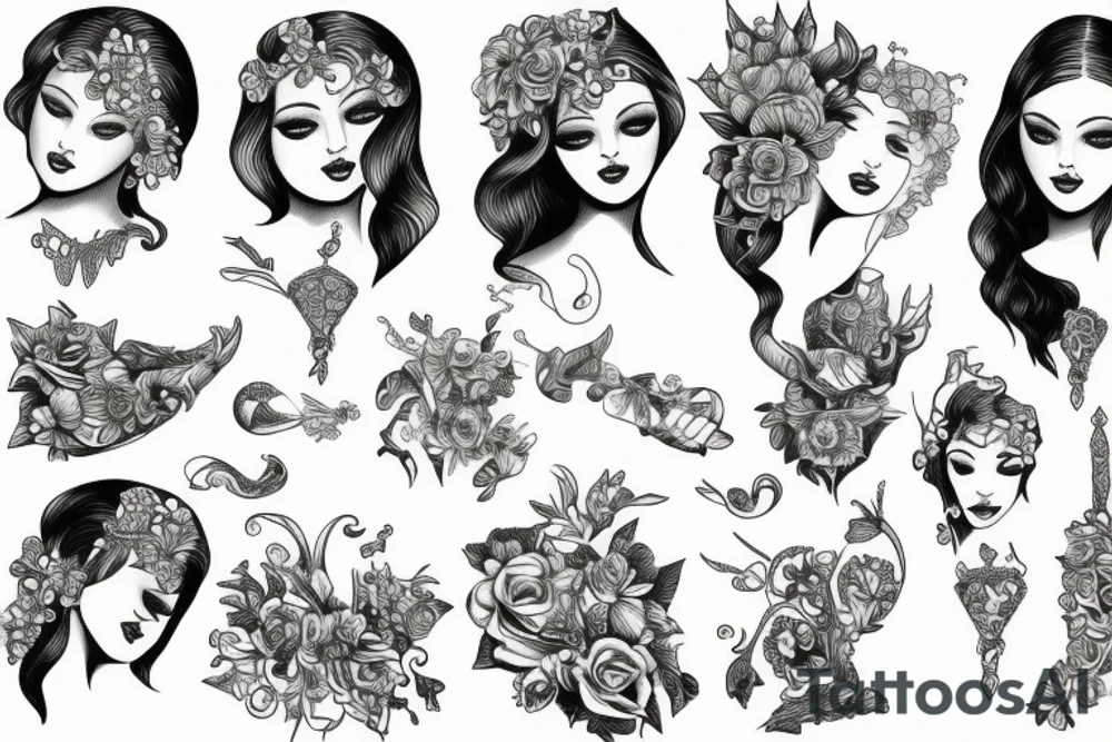 aphrodite tattoo idea