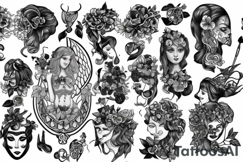 aphrodite tattoo idea