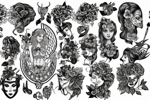 aphrodite tattoo idea