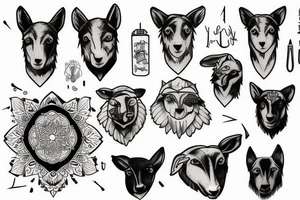a shepherd tattoo idea