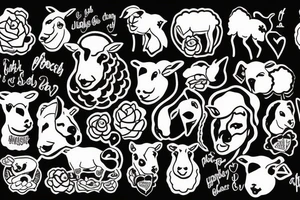 the person who shephers sheeps tattoo idea