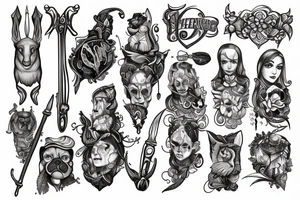 shepherds staff tattoo idea