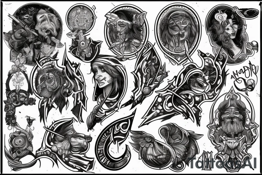 shepherds staff tattoo idea