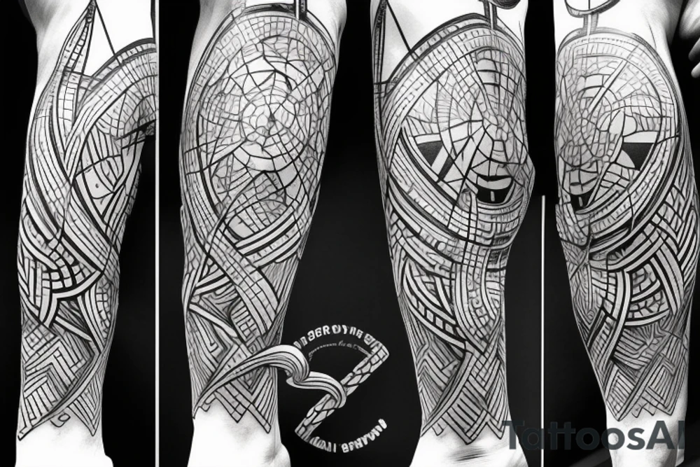 a tall men full body carring a shepherds staff carried like a pastor. tattoo idea