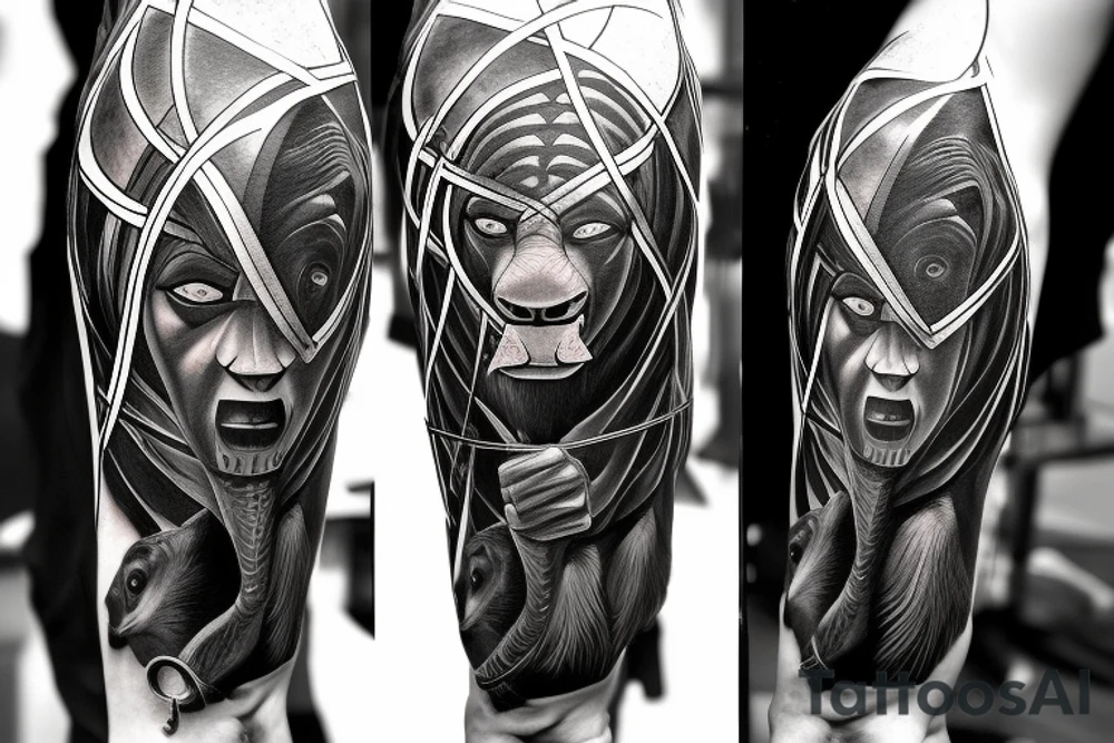 a tall man full body carrying a shepherd's staff carried like a pastor, as realistic as possible, thin lines.
A black panther carrying a shepherd's staff carried like a pastoras realistic as possible, thin lines. tattoo idea