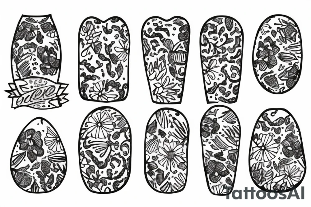 cute mini pattern vase tattoo tattoo idea