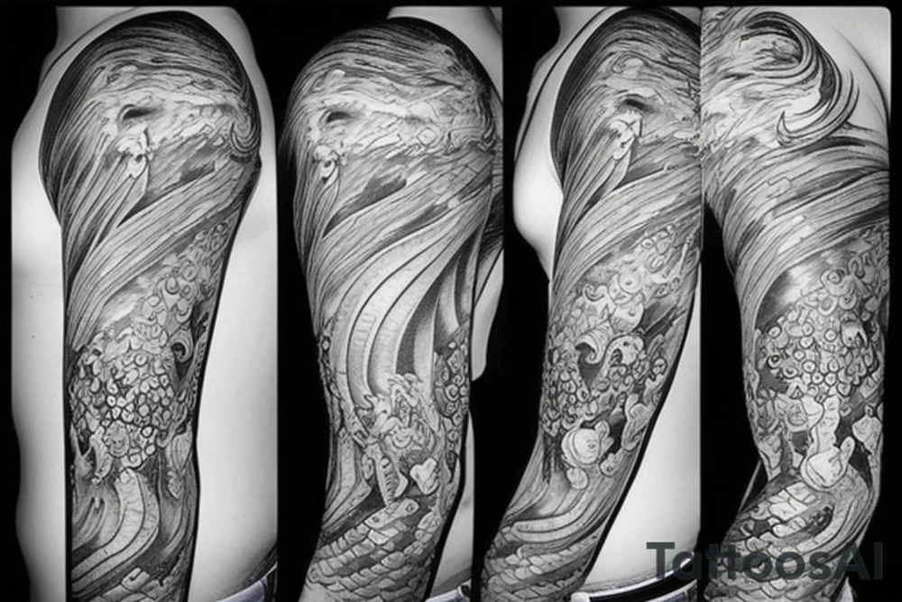 mystical mermaid tattoo tattoo idea