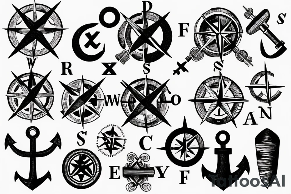 COMPASS
FAMILY
ANCHOR tattoo idea