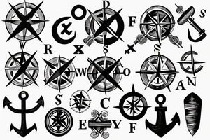 COMPASS
FAMILY
ANCHOR tattoo idea
