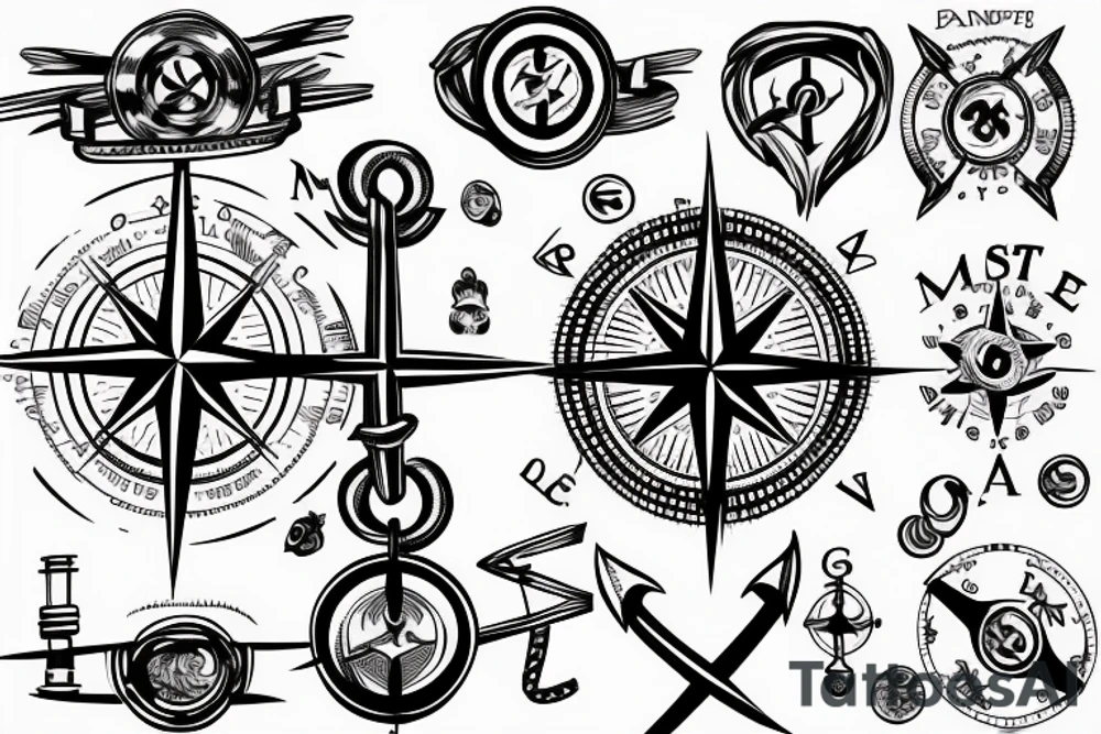 COMPASS
FAMILY
ANCHOR tattoo idea
